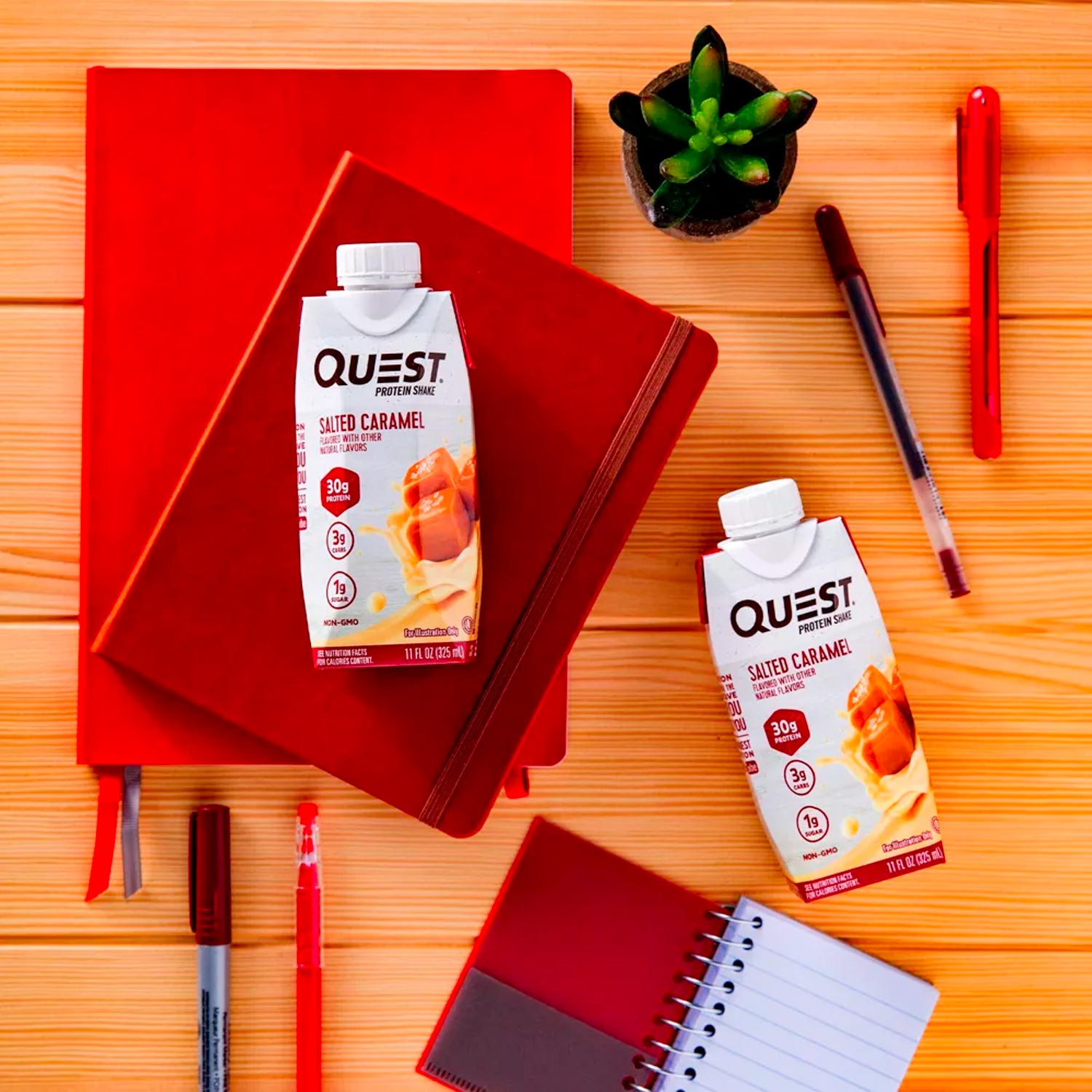 30g Protein Shake - Salted Caramel - 11 fl oz-4pk - Image 4